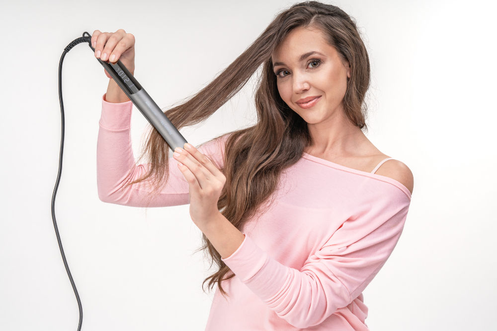 Prostownica BEAUTYME Keratin Intense HS750 nagrzewanie wyłączenie