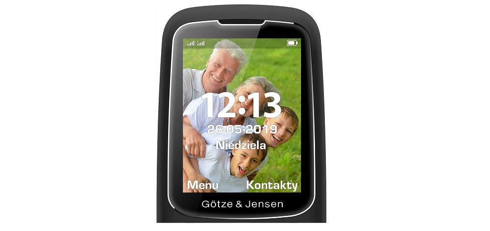 Telefon GÖTZE & JENSEN GFE301 Czarny wyświetlacz