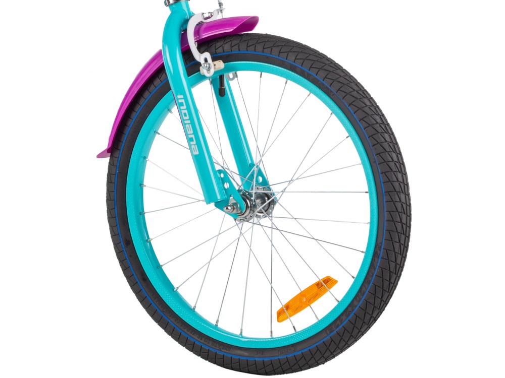 Rower INDIANA Roxy Kid 20 koła w rozmiarze 20 cali aluminiowe obręcze kół wysokiej jakości opony osłona na łańcuch