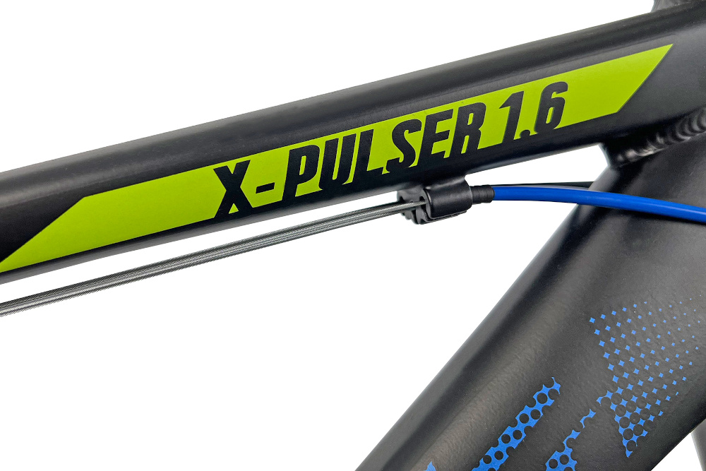 Rower górski MTB INDIANA X-Pulser 1.6 M19 26 cali męski Czarno-niebieski rama 19-calowa aluminiowa odporna na korozje rower jest zwinny lekki latwo go podniesc wybor rozmiaru ramy Twoj wzrost mierzony w zrelaksowanej pozycji typ roweru dla osob o wzroscie od 174 do 180 cm