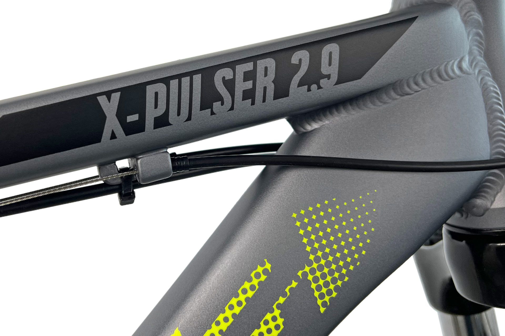 Rower górski MTB INDIANA X-Pulser 2.9 M21 29 cali męski Szaro-żółty rama 21-calowa aluminiowa odporna na korozje rower jest zwinny lekki latwo go podniesc wybor rozmiaru ramy Twoj wzrost mierzony w zrelaksowanej pozycji typ roweru dla osob o wzroscie od 180 do 190 cm