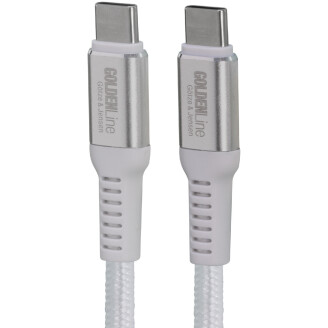 Kabel USB Typ C - USB Typ C GOTZE&JENSEN Golden Line 1 m UC01WC-C C Biały