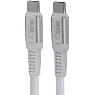 Kabel USB Typ C - USB Typ C GOTZE&JENSEN Golden Line 1 m UC01WC-C C Biały