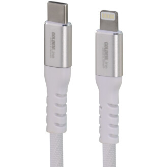 Kabel USB Typ C - Lightning GÖTZE & JENSEN Golden Line 1 m UC01WC-C L Biały