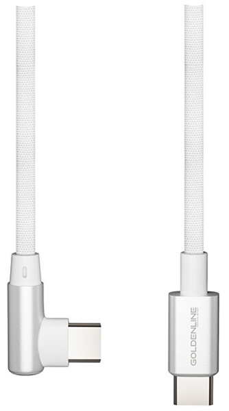 Kabel USB Typ C - USB Typ C GOTZE&JENSEN Golden Line 1 m UC01W90C-C C Biały