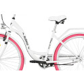 Rower miejski Moena OS3B 28 cali damski Biało-różowy 2021 #5