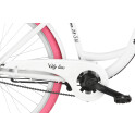 Rower miejski Moena OS3B 28 cali damski Biało-różowy 2021 #10