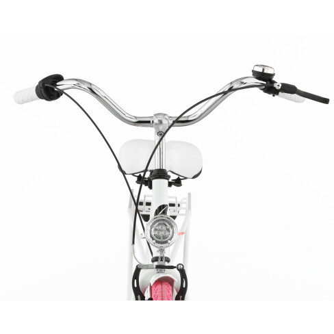 Rower miejski Moena OS3B 28 cali damski Biało-różowy 2021 #15