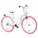 Rower miejski Moena OS3B 28 cali damski Biało-różowy 2021 #2