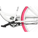 Rower miejski Moena OS3B 28 cali damski Biało-różowy 2021 #18