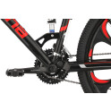 Rower górski MTB X-Rock 4.6 M17 26 cali męski Czarno-czerwony 2022 #11