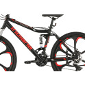 Rower górski MTB X-Rock 4.6 M17 26 cali męski Czarno-czerwony 2022 #4