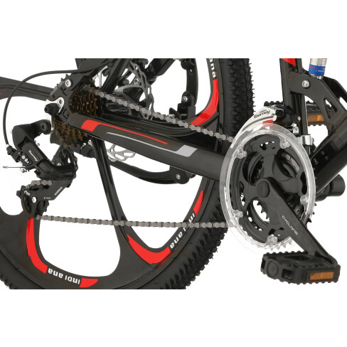 Rower górski MTB X-Rock 4.6 M17 26 cali męski Czarno-czerwony 2022 #17