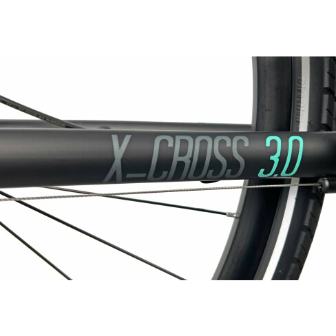 X-Cross 3.0 D17 damski Czarno-turkusowy 2024 #16