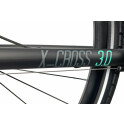 Rower crossowy X-Cross 3.0 D21 damski Czarno-turkusowy 2024 #14