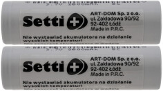 Akumulatorki Li-Ion 18650 2600 mAh (2 sztuki)